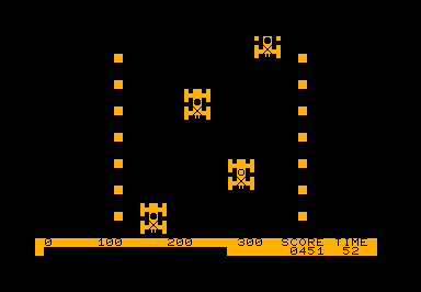 Car Race II game screenshot for Commodore PET